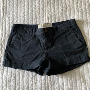 Navy chino shorts
